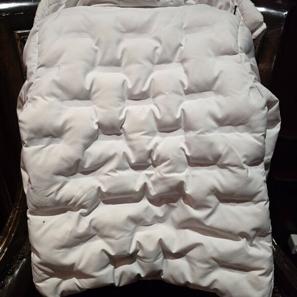 Girls Rule White Puffer / winter Jacket - Picture 2 of 16